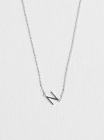 N letter necklace