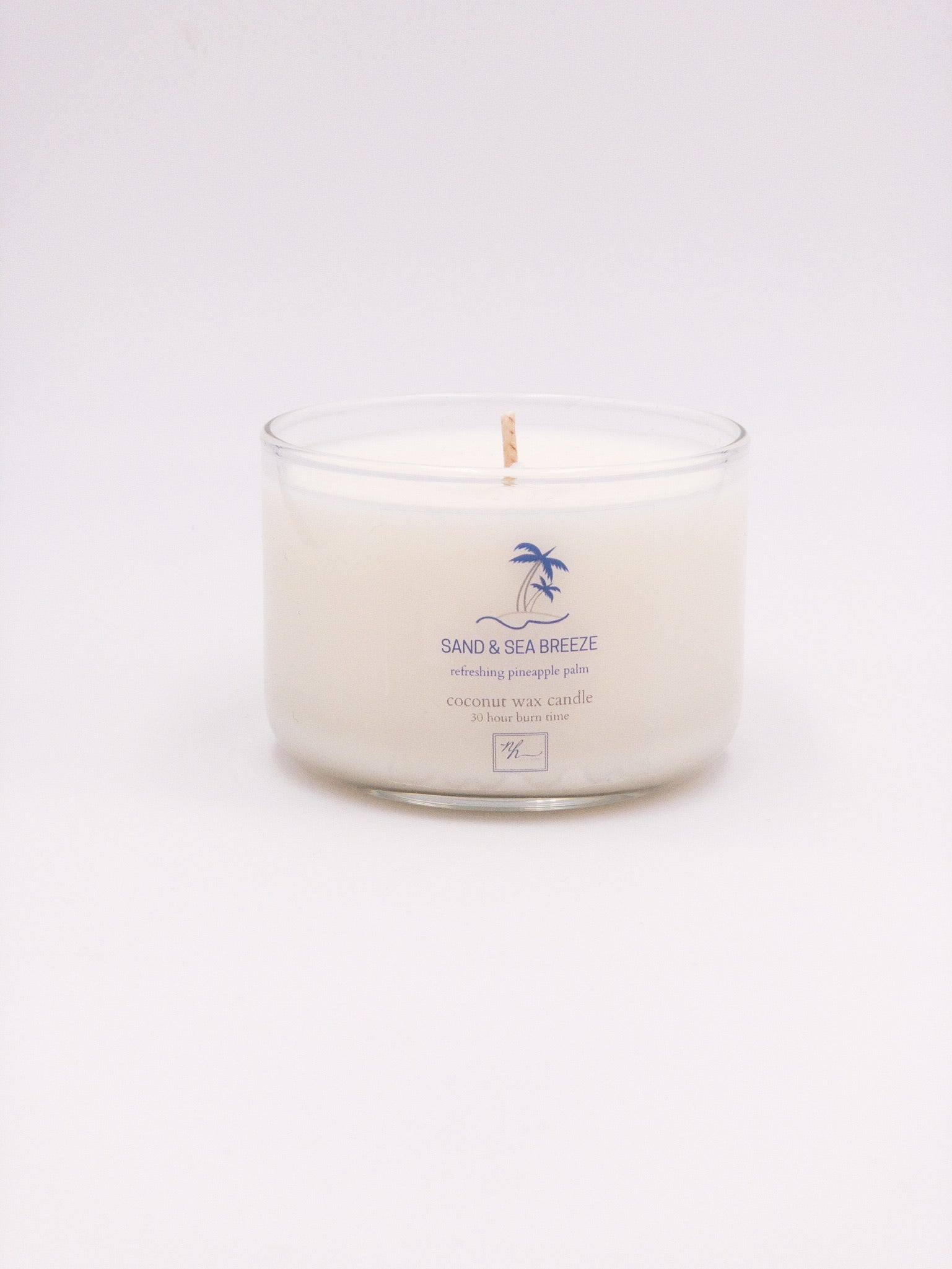 mini sand & sea breeze candle