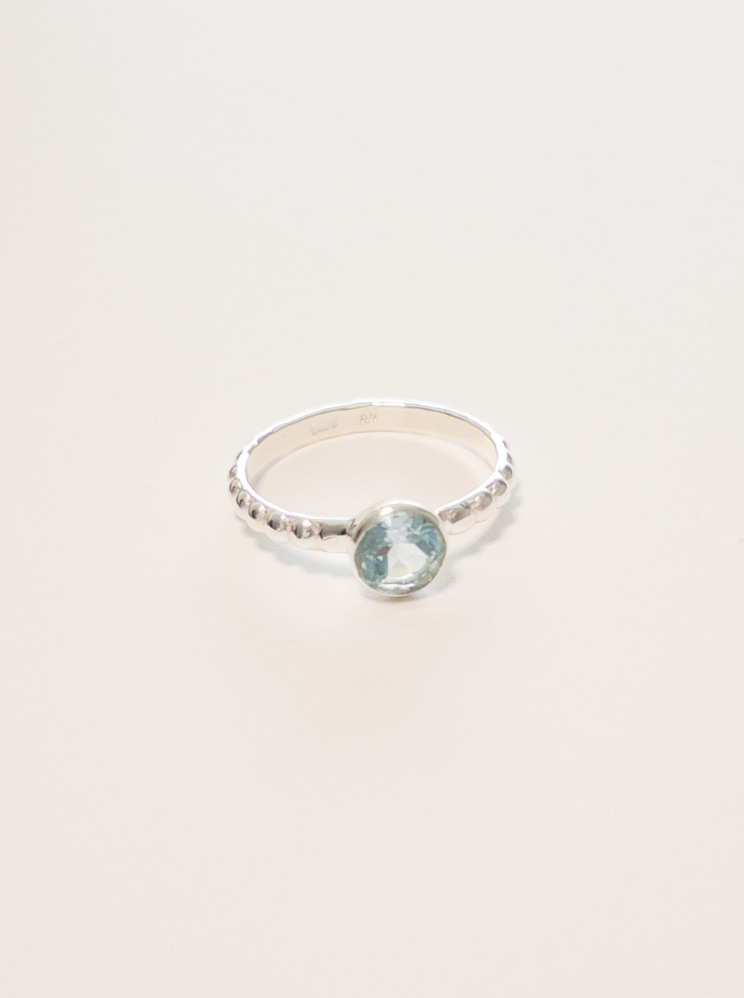 Simplicity Blue topaz nh Ring