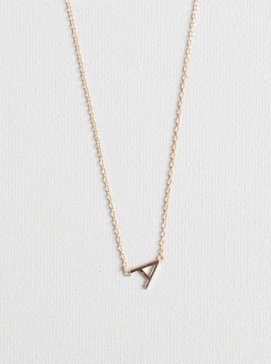 A letter Necklace