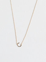 C letter necklace