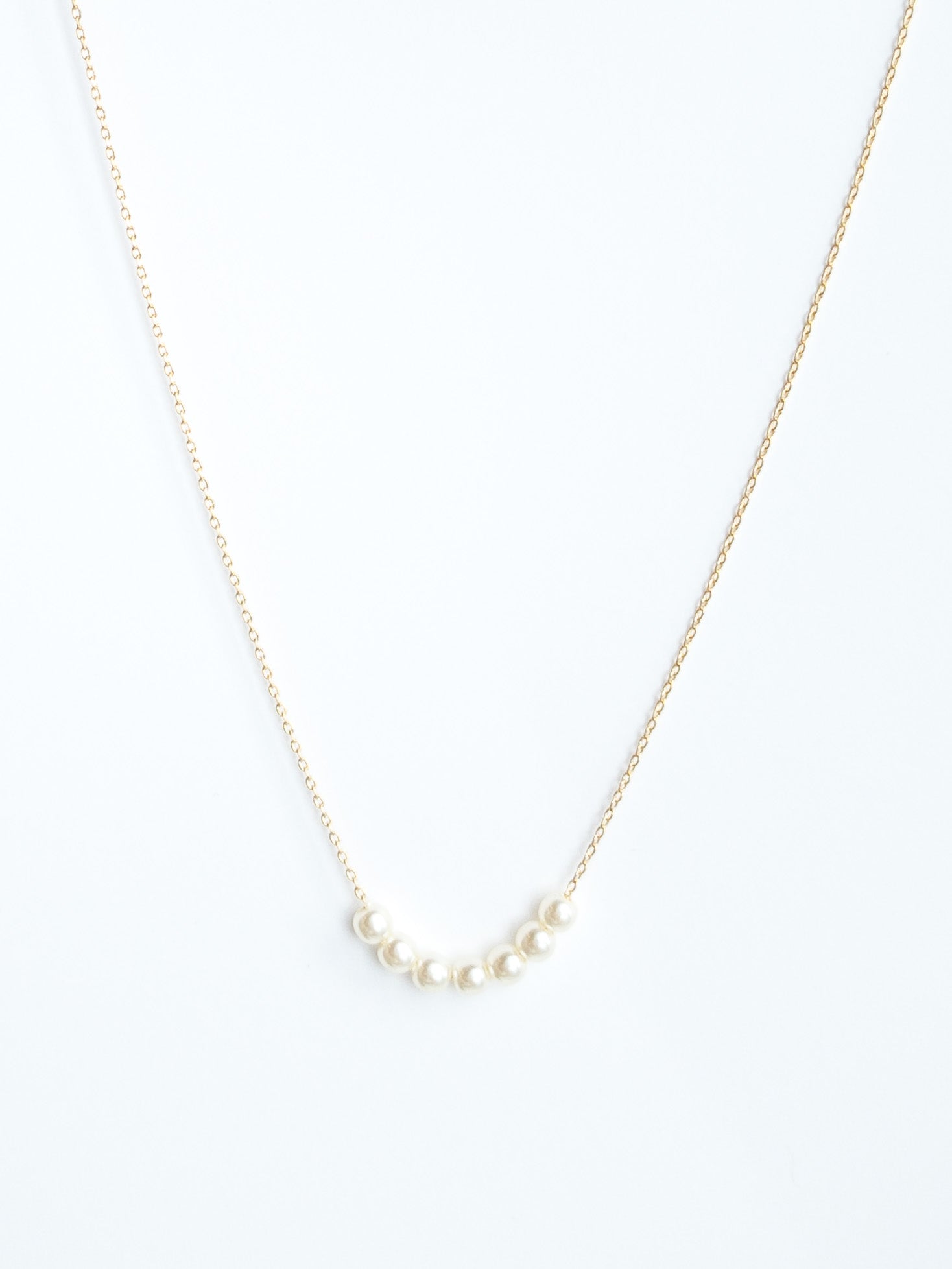 Bree Tiny Pearl Gold Necklace