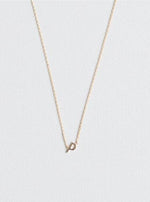 P letter necklace