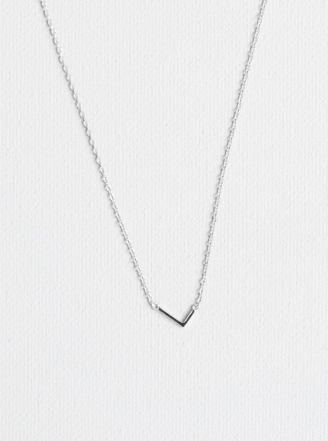 L letter necklace