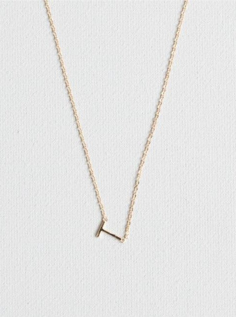 T letter Necklace