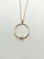 Kelly love knot necklace