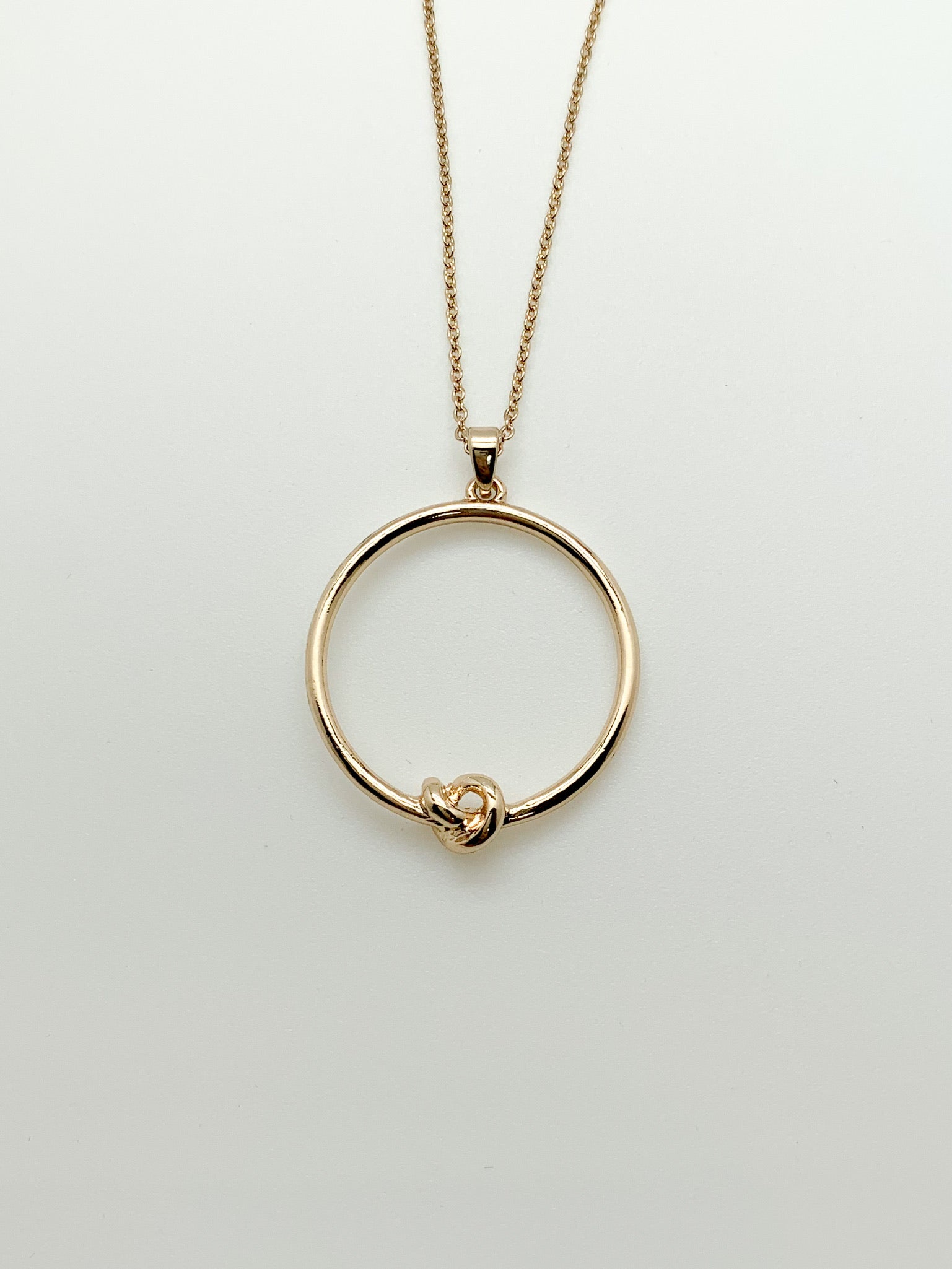 Kelly love knot necklace