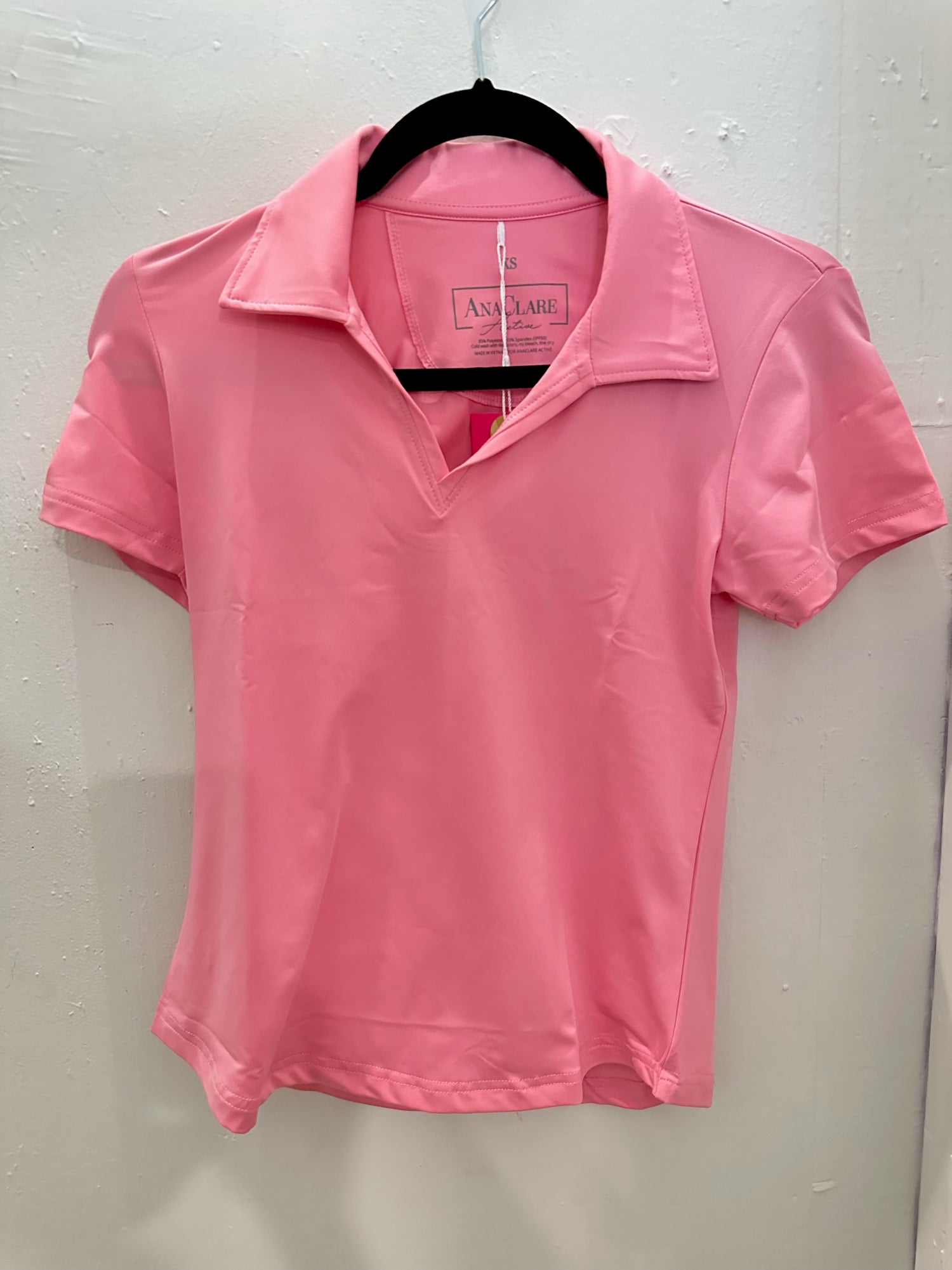 Mer Polo Top Pink SALE